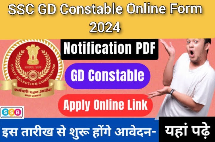 SSC GD Constable Online Form 2024