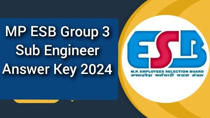 MP ESB Group 3 Sub Engineer Answer Key 2024