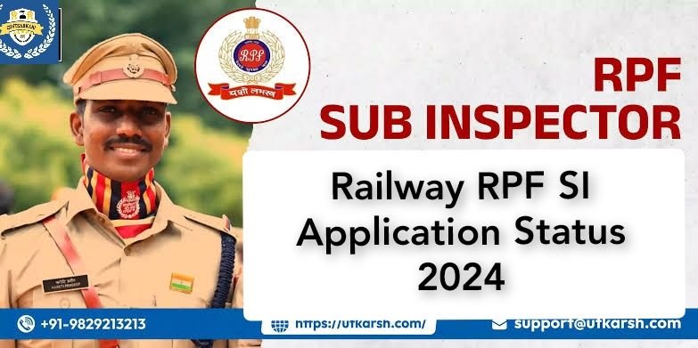 Railway RPF SI Application Status 2024